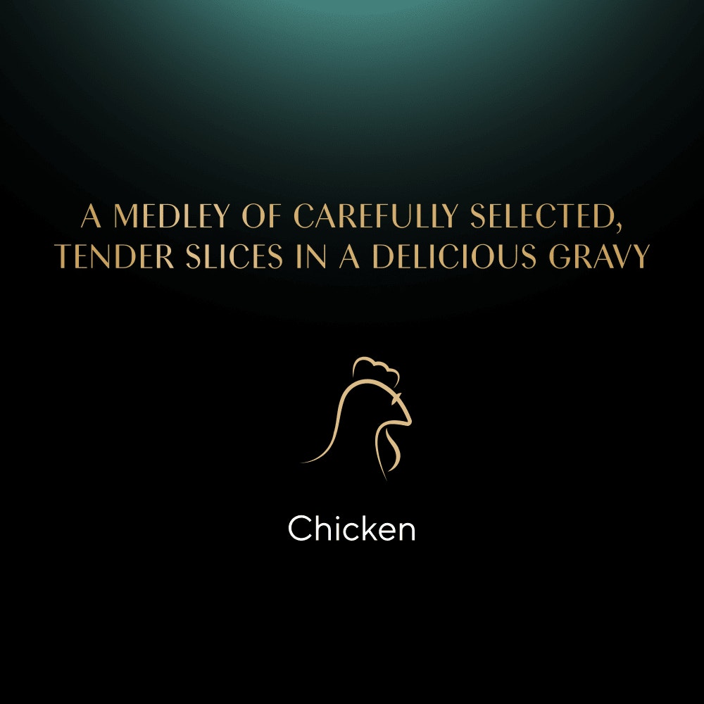 SHEBA® Select Slices Adult Cat Food with Chicken in Gravy 85g Tray - 4