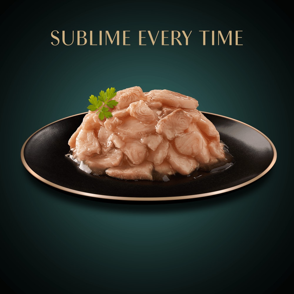 SHEBA Filets Adult Cat Food With Whitefish in gravy 60g Tray - 2