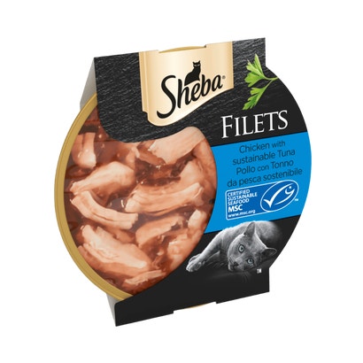 Fillets with Chicken and Tuna in Gravy